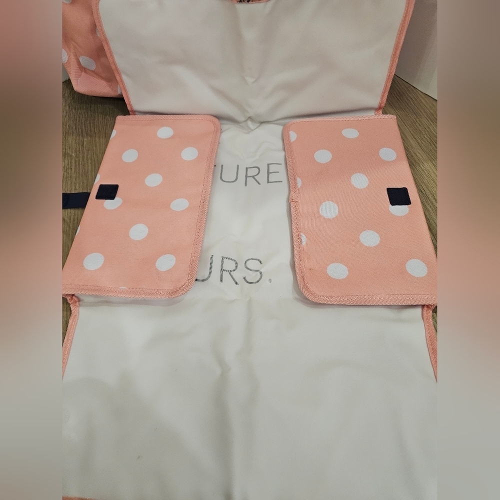Herschel Supply Co. Strand Sprout Diaper Bag - Peach Polka Dot/Navy - Picture 6 of 8